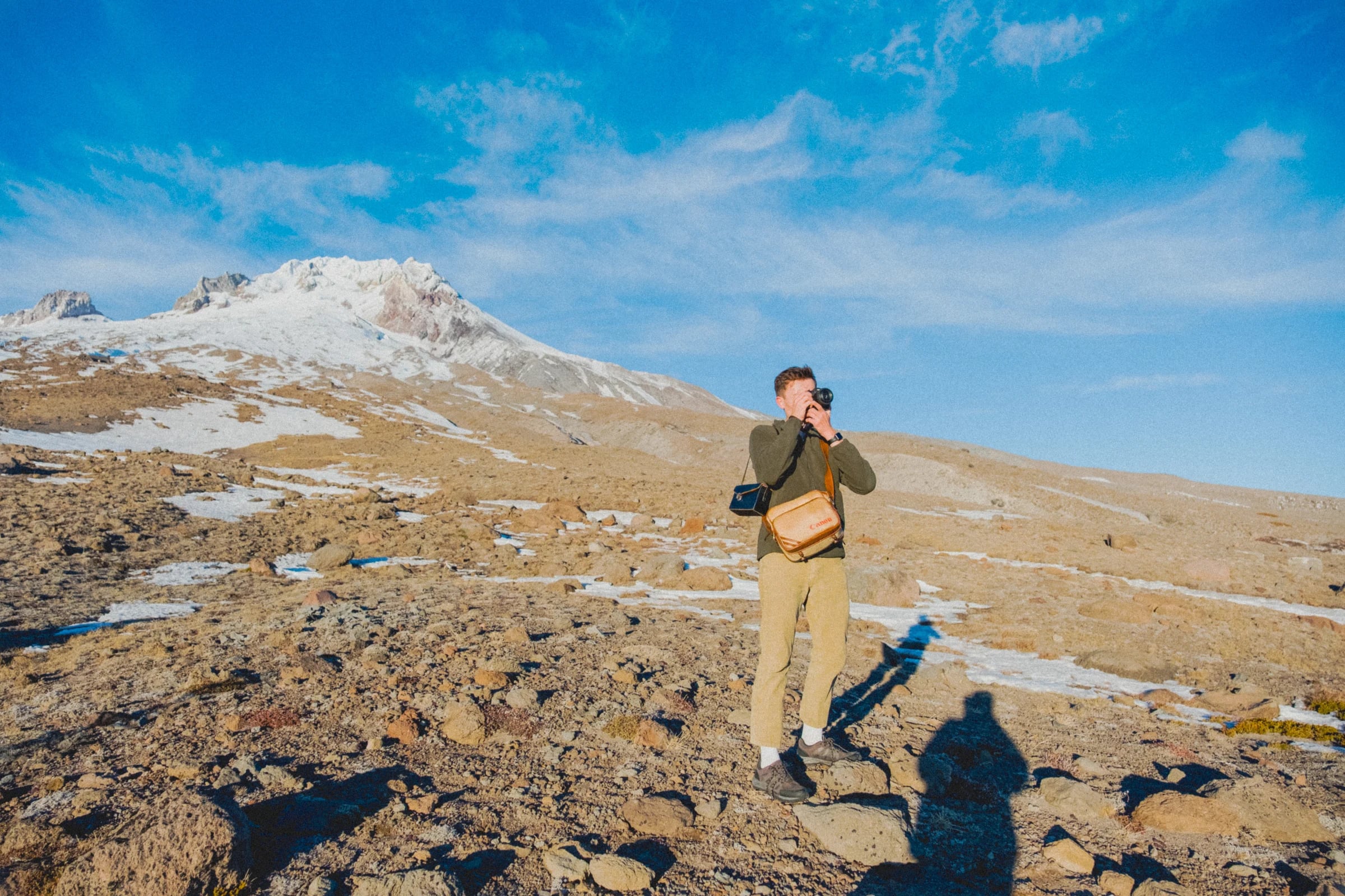 snow covered mt hood hike oregon alpine photography october 2023