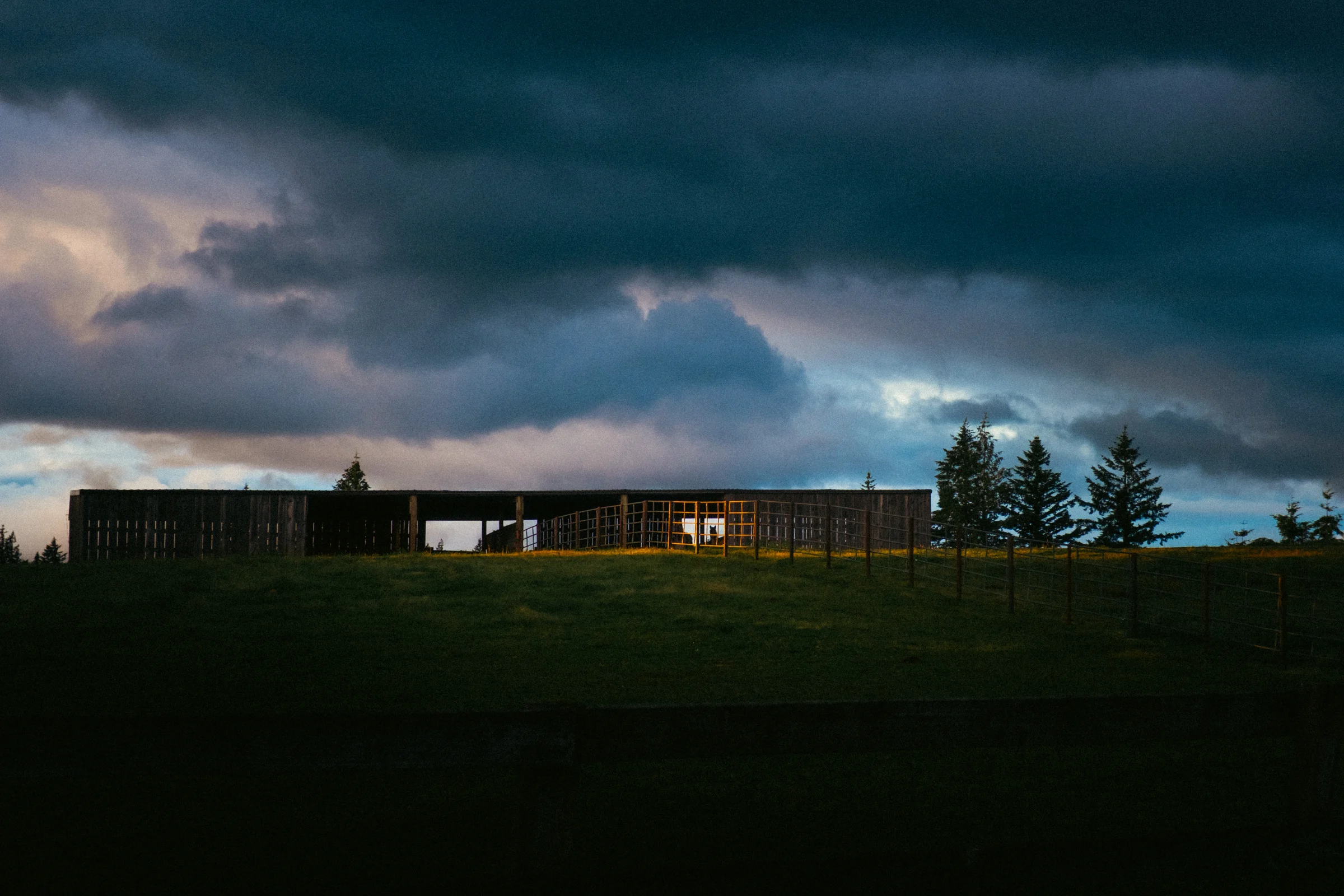storm light hilltop barn washougal wa june 2026