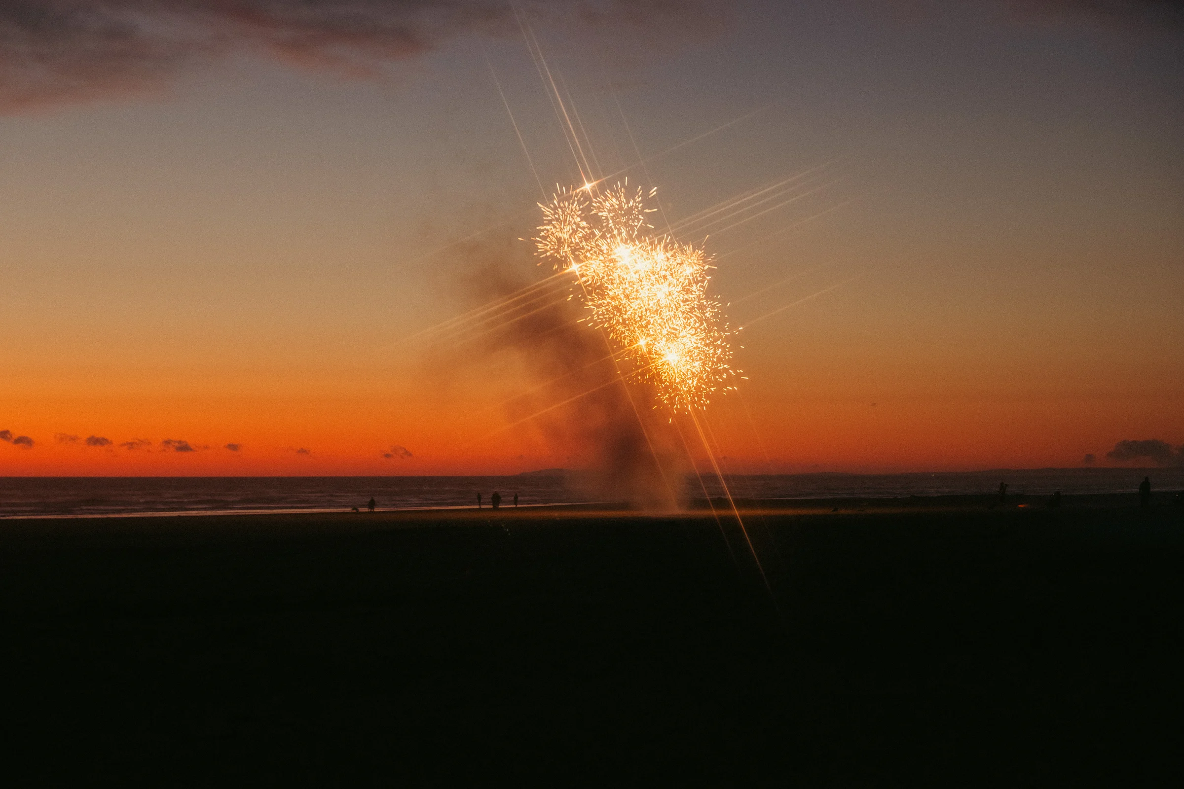 eerie film 4th of july fireworks seaside oregon coast 2025