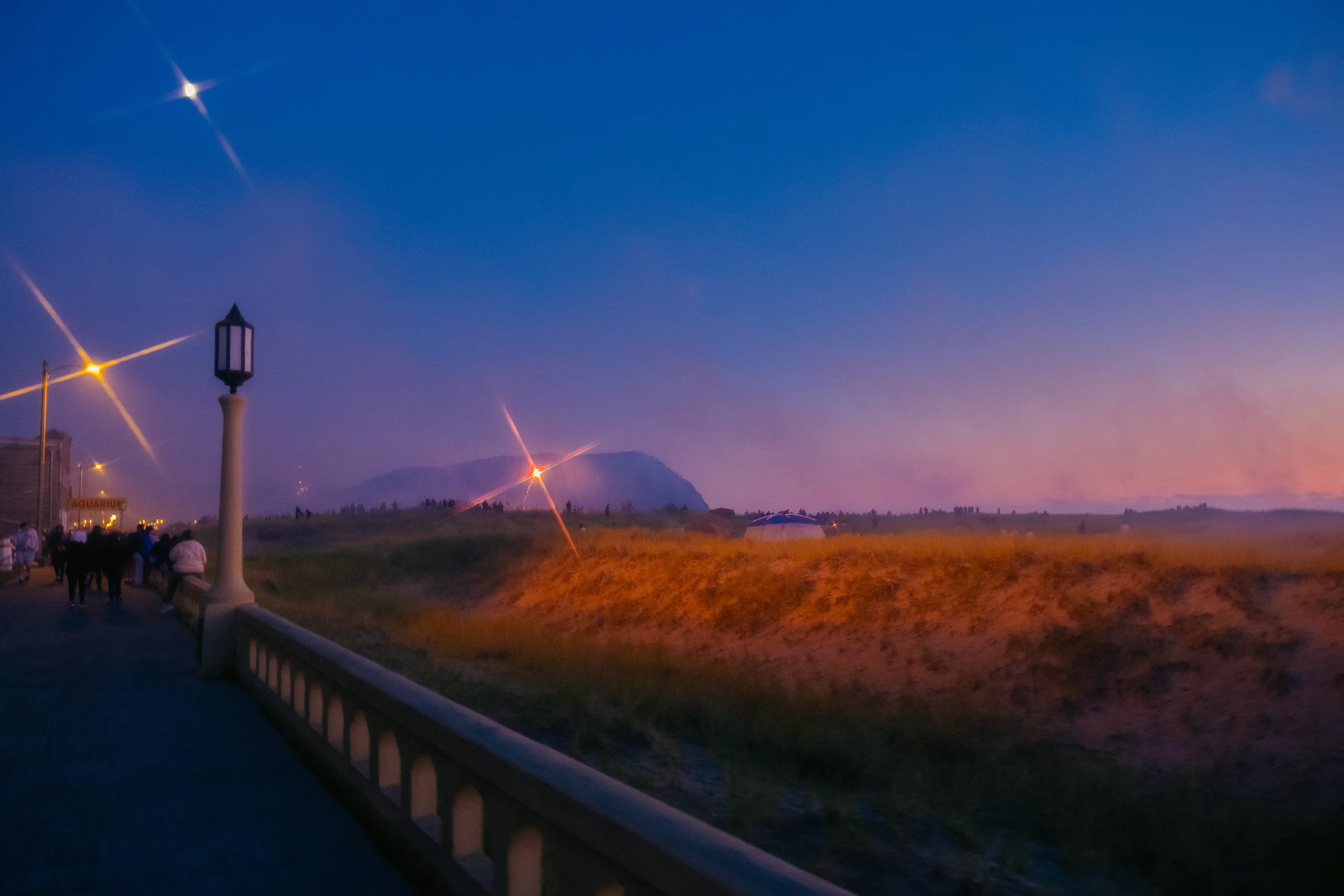 eerie film 4th of july fireworks seaside oregon coast 2025